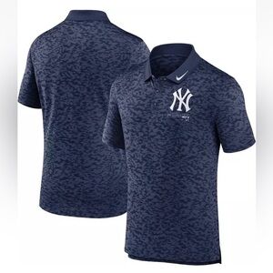 NWT Men’s New York Yankees Nike Blue and Black Next Level Performance Polo Small